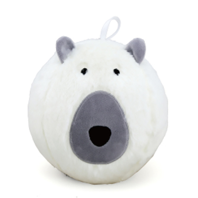 Inflatable Toy Unicorn Plush Fuzzy Pvc Ball with Diameter 24''