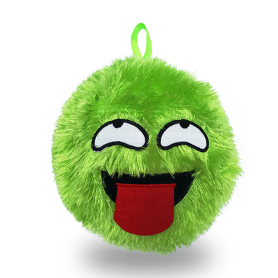 Unisex Safety Soft Red Plush Baby Toy Pvc Inflatable Balls with Plush Gender-Neutral