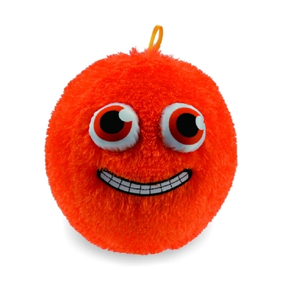 PVC Inner Ball Fabric Sensory TPR Fuzzy Ball Plush Toys for Hand-Eye Coordination