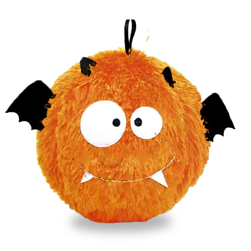 6'' PVC Inner Ball Red Fuzzy Bat Ideal for Halloween Decorations Inflatable Balloons