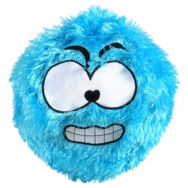 Polyester Outer Skin Material Crazy Face Fabric Covered Fuzzy Ball 16&quot; for Assortment