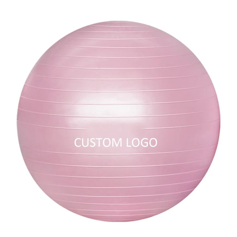 Availalbe OEM 55cm PVC Anti-Burst Gym Exercise Yoga Ball with Air Pump and Colorful