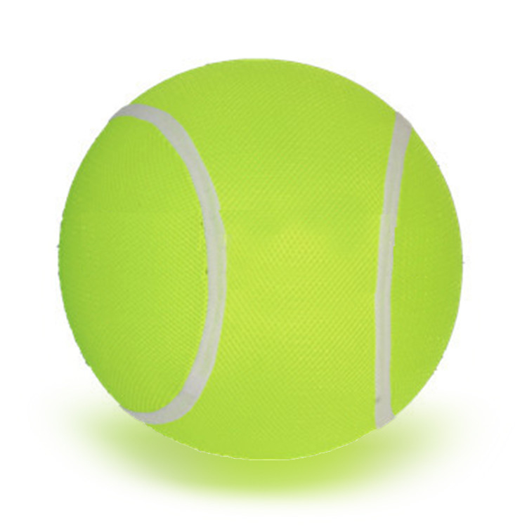 Soft Big Inflatable Tennis Ball For Kids Playing Age Range 5 to 7 years Polyester PVC