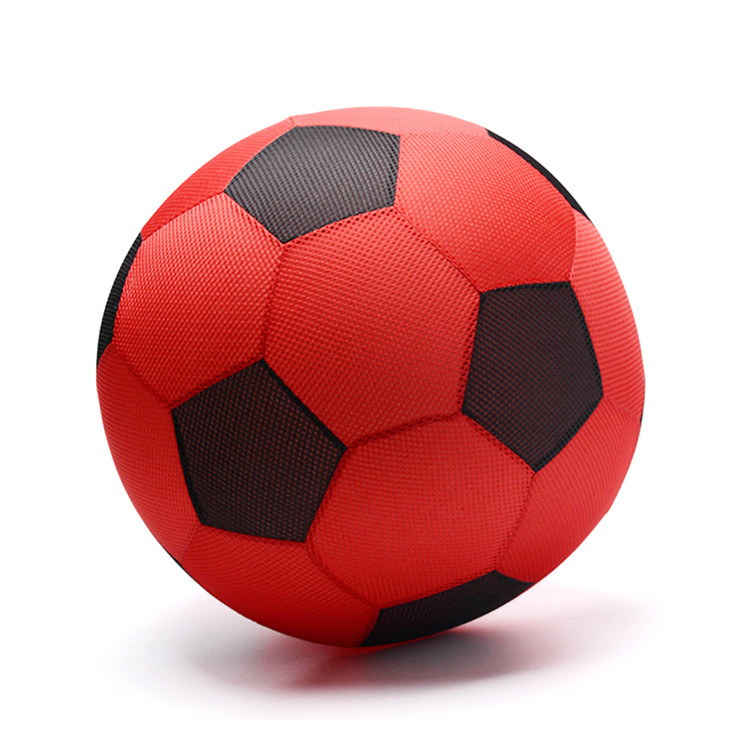 BM-F-r&amp;b Fabric Cover Inflatable Toy Trend for  Football Beach Ball Polyester + PVC