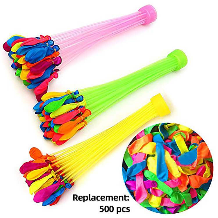 Unisex Water Balloon Toy 111 Pcs 3 Bundles Water Balloons for Outdoor Entertainment