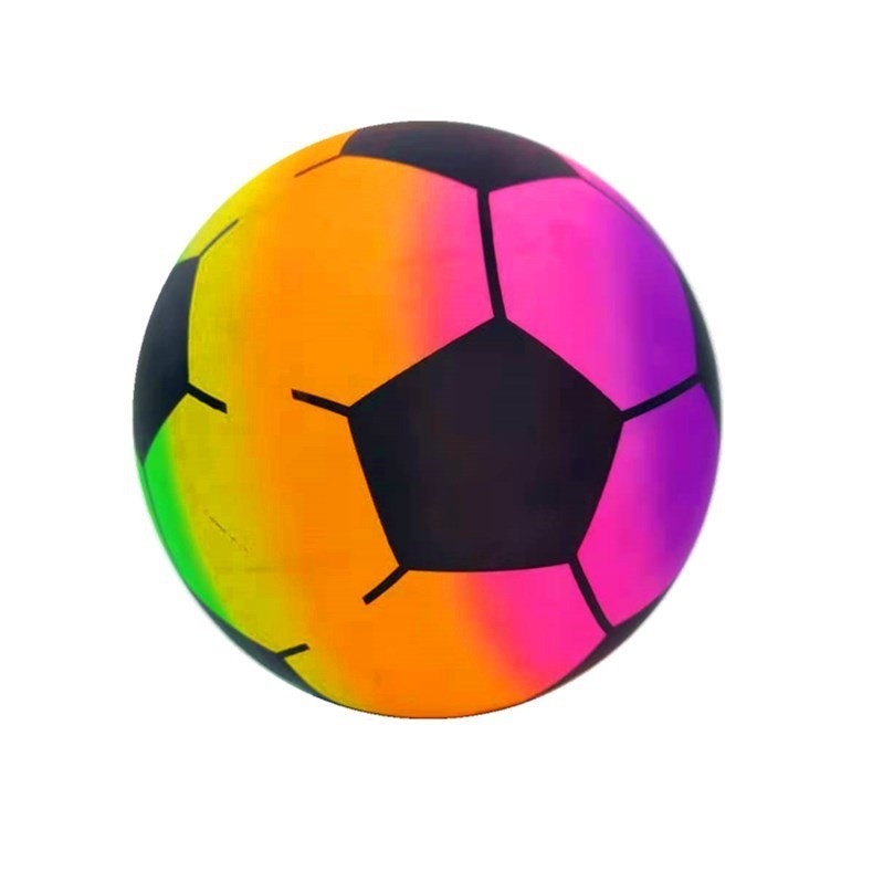 Rainbown 14 Years up Rainbow Toy Ball Pvc Volleyball Inflated Volleyball For Beach Game