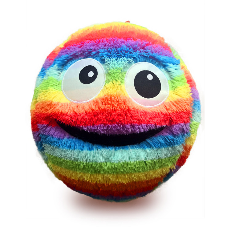 Fuzzy Neon Monster Ball Pvc Inflatable Jumping Ball Perfect for Outdoor Activities